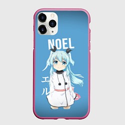 Чехол iPhone 11 Pro матовый Ноэль Noel Небесный метод, цвет: 3D-малиновый