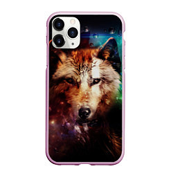 Чехол iPhone 11 Pro матовый WOLF, цвет: 3D-розовый