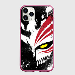 Чехол iPhone 11 Pro матовый БЛИЧ МАСКА BLEACH, цвет: 3D-малиновый