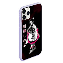 Чехол iPhone 11 Pro матовый Шинобу Кочо Kimetsu no Yaiba, цвет: 3D-светло-сиреневый — фото 2