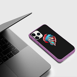 Чехол iPhone 11 Pro матовый Гриммджоу Эспада, цвет: 3D-фиолетовый — фото 2