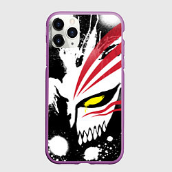 Чехол iPhone 11 Pro матовый БЛИЧ МАСКА ИЧИГО ПУСТОГО, цвет: 3D-фиолетовый