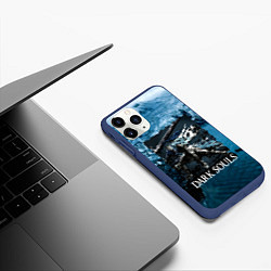 Чехол iPhone 11 Pro матовый DARKSOULS Project Dark, цвет: 3D-тёмно-синий — фото 2