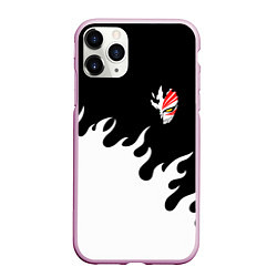 Чехол iPhone 11 Pro матовый BLEACH FIRE БЛИЧ ОГОНЬ, цвет: 3D-розовый