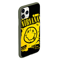 Чехол iPhone 11 Pro матовый Nirvana 1987, цвет: 3D-темно-зеленый — фото 2