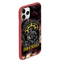 Чехол iPhone 11 Pro матовый DARKSOULS ТЕМНЫЕ ДУШИ, цвет: 3D-красный — фото 2