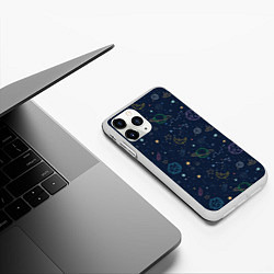Чехол iPhone 11 Pro матовый Созвездия, цвет: 3D-белый — фото 2