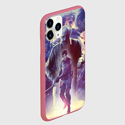 Чехол iPhone 11 Pro матовый Resident Evil 25-летие, цвет: 3D-малиновый — фото 2