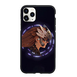 Чехол iPhone 11 Pro матовый Cyber Eloy, цвет: 3D-черный