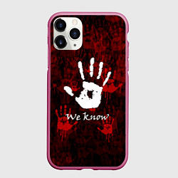 Чехол iPhone 11 Pro матовый THE ELDER SCROLLS SKYRIM TES, цвет: 3D-малиновый
