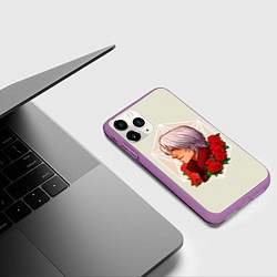 Чехол iPhone 11 Pro матовый Данте DMC, цвет: 3D-фиолетовый — фото 2
