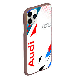 Чехол iPhone 11 Pro матовый AUDI АУДИ SPORT, цвет: 3D-коричневый — фото 2