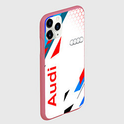 Чехол iPhone 11 Pro матовый AUDI АУДИ SPORT, цвет: 3D-малиновый — фото 2