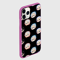 Чехол iPhone 11 Pro матовый DMC Pattern, цвет: 3D-фиолетовый — фото 2