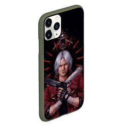 Чехол iPhone 11 Pro матовый Saint Dante, цвет: 3D-темно-зеленый — фото 2