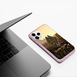 Чехол iPhone 11 Pro матовый The Elder Scrolls Online, цвет: 3D-розовый — фото 2