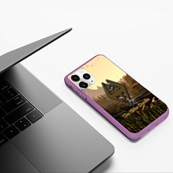 Чехол iPhone 11 Pro матовый The Elder Scrolls Online, цвет: 3D-фиолетовый — фото 2