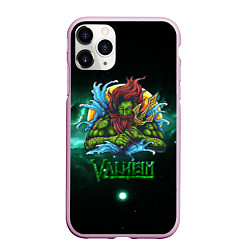 Чехол iPhone 11 Pro матовый Valheim повелитель морей, цвет: 3D-розовый