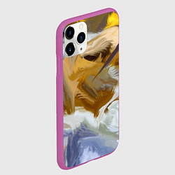 Чехол iPhone 11 Pro матовый FET, цвет: 3D-фиолетовый — фото 2