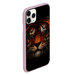 Чехол iPhone 11 Pro матовый TIGER, цвет: 3D-розовый — фото 2