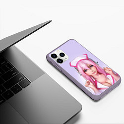 Чехол iPhone 11 Pro матовый Медсестричка Nurse Z, цвет: 3D-серый — фото 2