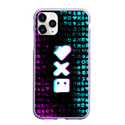 Чехол iPhone 11 Pro матовый ЛЮБОВЬ СМЕРТЬ И РОБОТЫ, цвет: 3D-светло-сиреневый