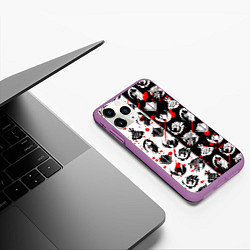 Чехол iPhone 11 Pro матовый SOLO LEVELING ГИЛЬДИИ, цвет: 3D-фиолетовый — фото 2