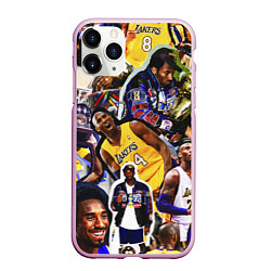 Чехол iPhone 11 Pro матовый КОБИ БРАЙАНТ KOBE BRYANT, цвет: 3D-розовый