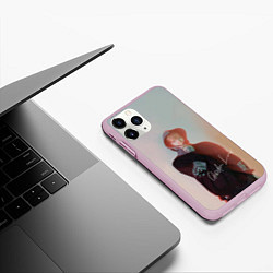 Чехол iPhone 11 Pro матовый SODA LUV, цвет: 3D-розовый — фото 2