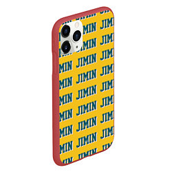 Чехол iPhone 11 Pro матовый BTS Jimin, цвет: 3D-красный — фото 2