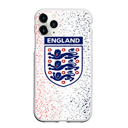 Чехол iPhone 11 Pro матовый Сборная Англии, цвет: 3D-белый