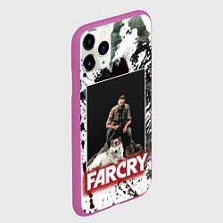 Чехол iPhone 11 Pro матовый FARCRY WOLF, цвет: 3D-фиолетовый — фото 2