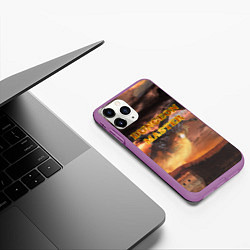 Чехол iPhone 11 Pro матовый Dungeon Master, цвет: 3D-фиолетовый — фото 2