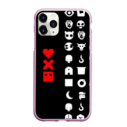 Чехол iPhone 11 Pro матовый Любовь, смерть и роботы, цвет: 3D-розовый