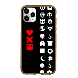 Чехол iPhone 11 Pro матовый Любовь, смерть и роботы, цвет: 3D-коричневый