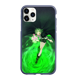 Чехол iPhone 11 Pro матовый Lyserg, цвет: 3D-серый