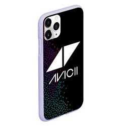 Чехол iPhone 11 Pro матовый AVICII RAIBOW STYLE, цвет: 3D-светло-сиреневый — фото 2