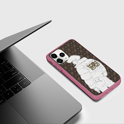 Чехол iPhone 11 Pro матовый Cowboy Bebop Louis Vuitton, цвет: 3D-малиновый — фото 2
