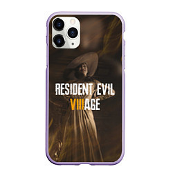 Чехол iPhone 11 Pro матовый RESIDENT EVIL VILLAGE ЛЕДИ ДИМИТРЕСКУ Z, цвет: 3D-светло-сиреневый