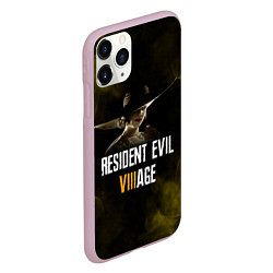 Чехол iPhone 11 Pro матовый RESIDENT EVIL VILLAGE LADY DIMITRESCU Z, цвет: 3D-розовый — фото 2