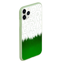 Чехол iPhone 11 Pro матовый GREEN POWER, цвет: 3D-салатовый — фото 2