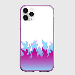 Чехол iPhone 11 Pro матовый ПЛАМЯ 1 0