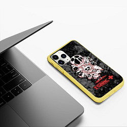 Чехол iPhone 11 Pro матовый The Binding of Isaac, цвет: 3D-желтый — фото 2
