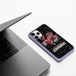 Чехол iPhone 11 Pro матовый The Binding of Isaac, цвет: 3D-светло-сиреневый — фото 2