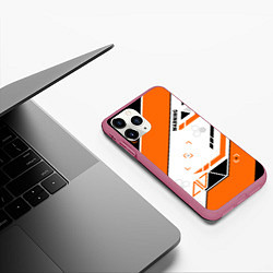 Чехол iPhone 11 Pro матовый ВЕЛИКИЙ ГЕТСБИ LUXERY VINTAGE, цвет: 3D-малиновый — фото 2