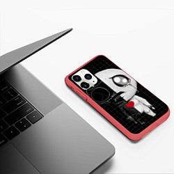 Чехол iPhone 11 Pro матовый Isaac The Binding of Isaac, цвет: 3D-красный — фото 2