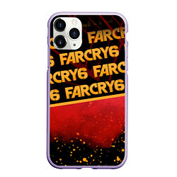 Чехол iPhone 11 Pro матовый Far Cry 6, цвет: 3D-светло-сиреневый