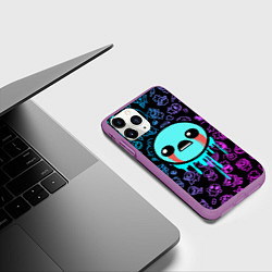 Чехол iPhone 11 Pro матовый Blue Isaac, цвет: 3D-фиолетовый — фото 2