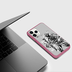Чехол iPhone 11 Pro матовый Loki, цвет: 3D-малиновый — фото 2