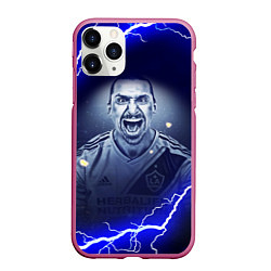 Чехол iPhone 11 Pro матовый Златан Ибрагимович ZLATAN Z, цвет: 3D-малиновый